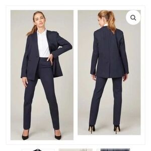 EXCELLENT CONDITION Spanx Perfect Collarless Pinstripe Suit